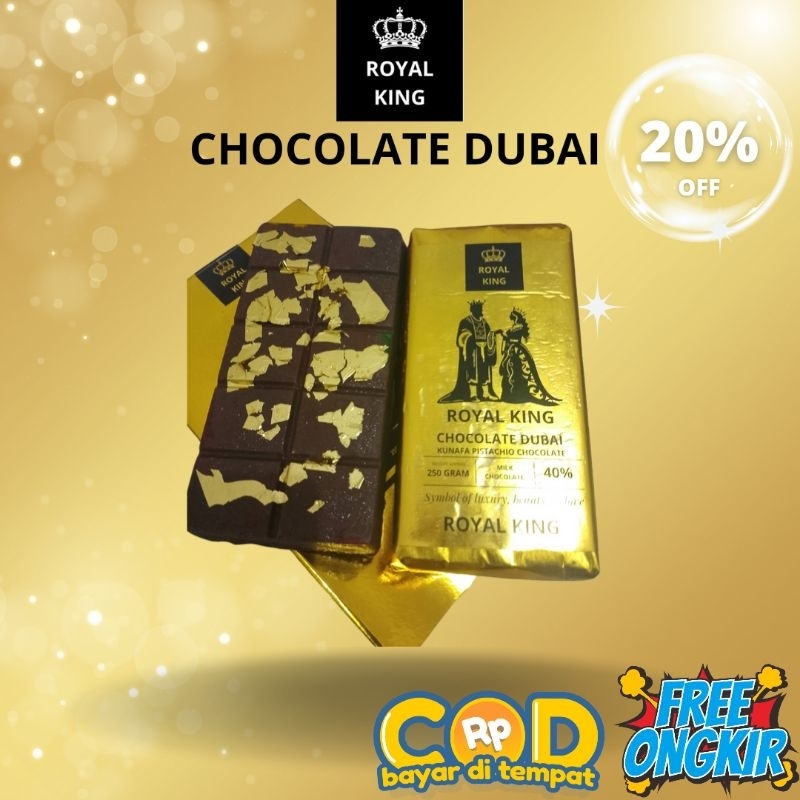 

[bisa COD] COKLAT DUBAI _ ROYAL KING_GOLDEN PREMIUM CLASS.