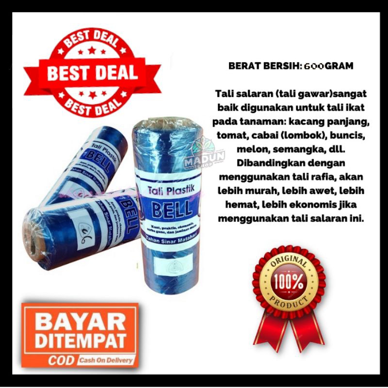 Tali BELL - Tali Pertanian 0,6 - tali biru sarana pertanian