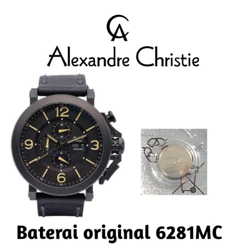 baterai Alexandre christie original 6281mc