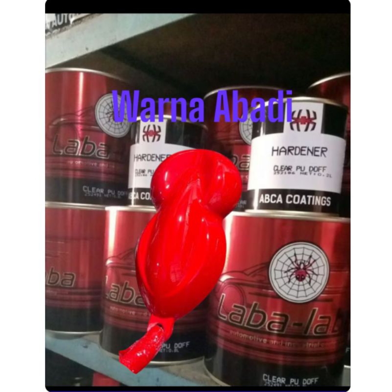 cat merah solid/cat merah cabe pu/cat merah bright red polyuretane