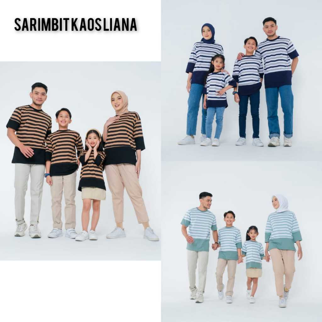 Baju Kaos Family Set Atasan Sarimbit Keluarga Anak Ibu Ayah