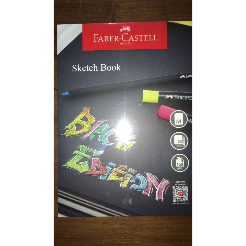 

FABER CASTELL SKETCH BOOK A4 20LEMBAR