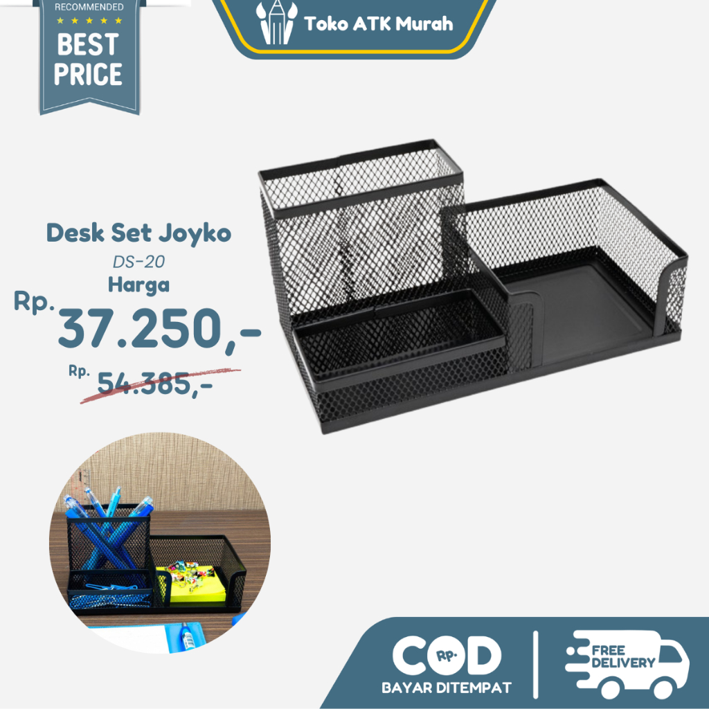

Desk Set / Tempat Alat Tulis Jaring Joyko DS-20