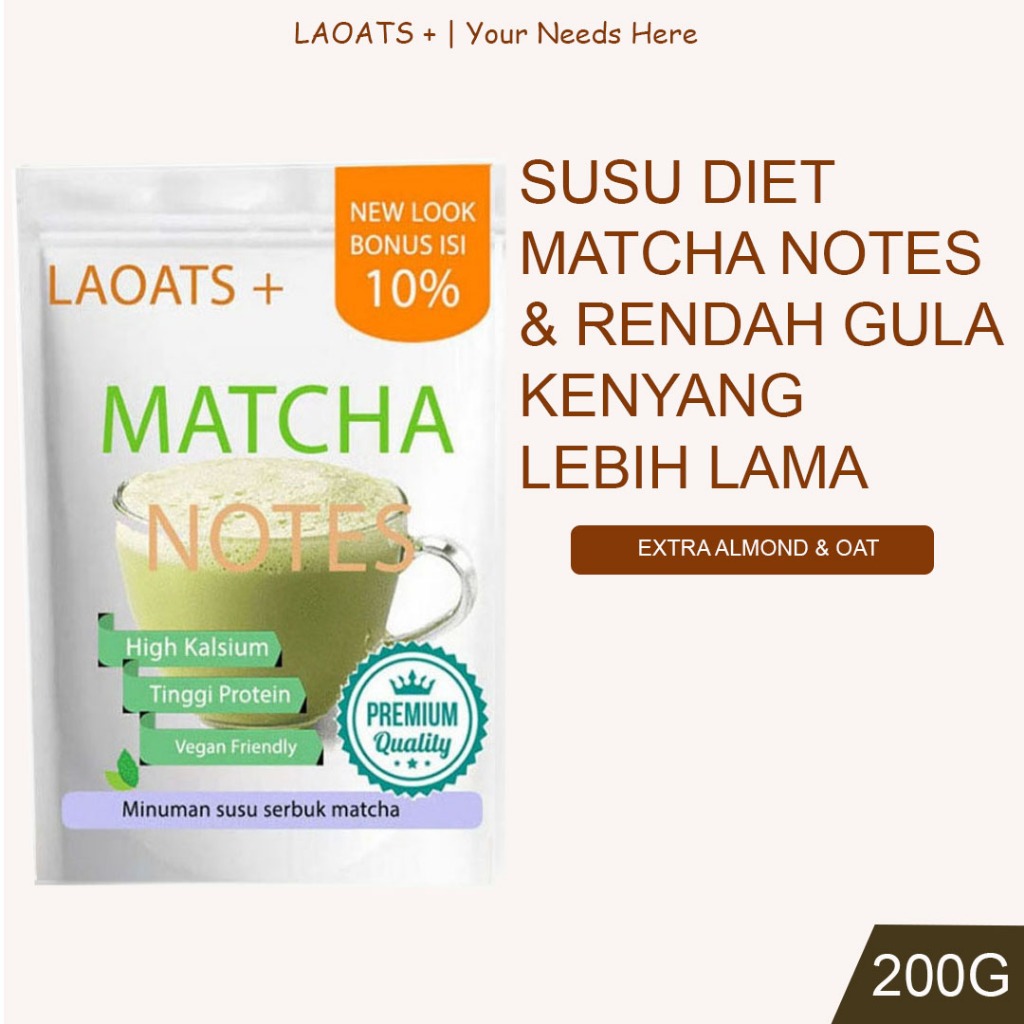 

bubuk matcha minuman LAOATS