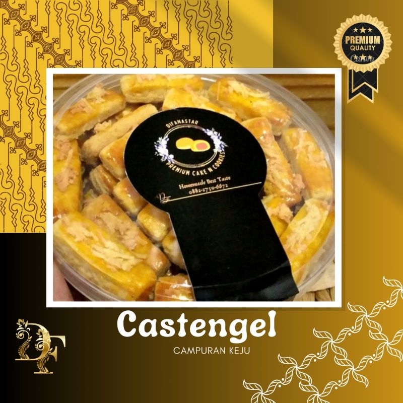 

Kastengel Premium 250gr / 400ml toples tabung》Kandungan BUTTER 85% Premium super enak kue kering sultan cemilan lezat campuran keju