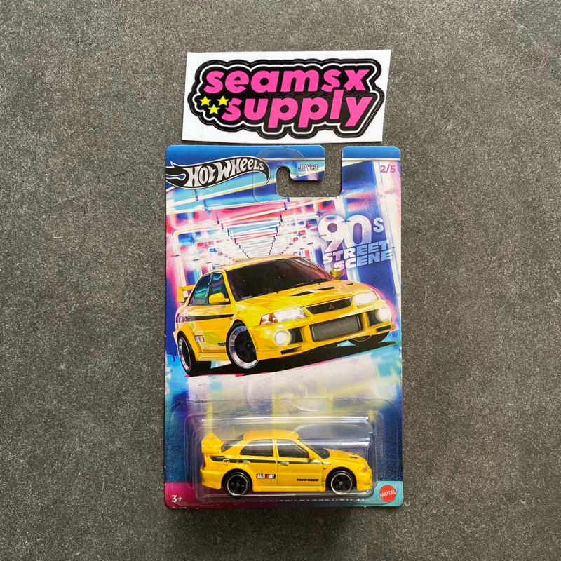 hot wheels 90s street scene MITSUBISHI LANCER EVO KUNING