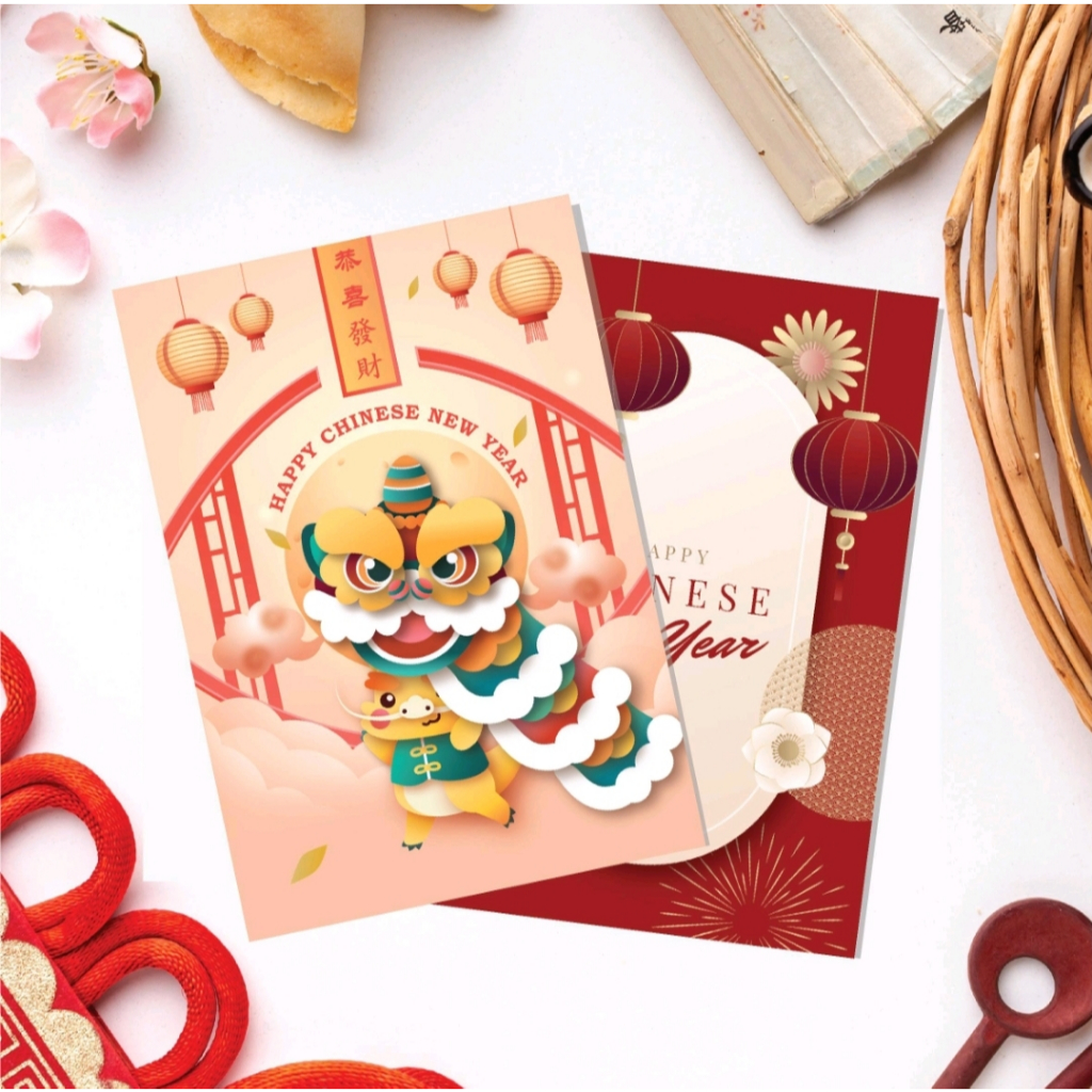 [PER PCS] KARTU UCAPAN IMLEK / CNY / CHINESE NEW YEAR / GIFT CARD / GREETING CARD / KATU UCAPAN