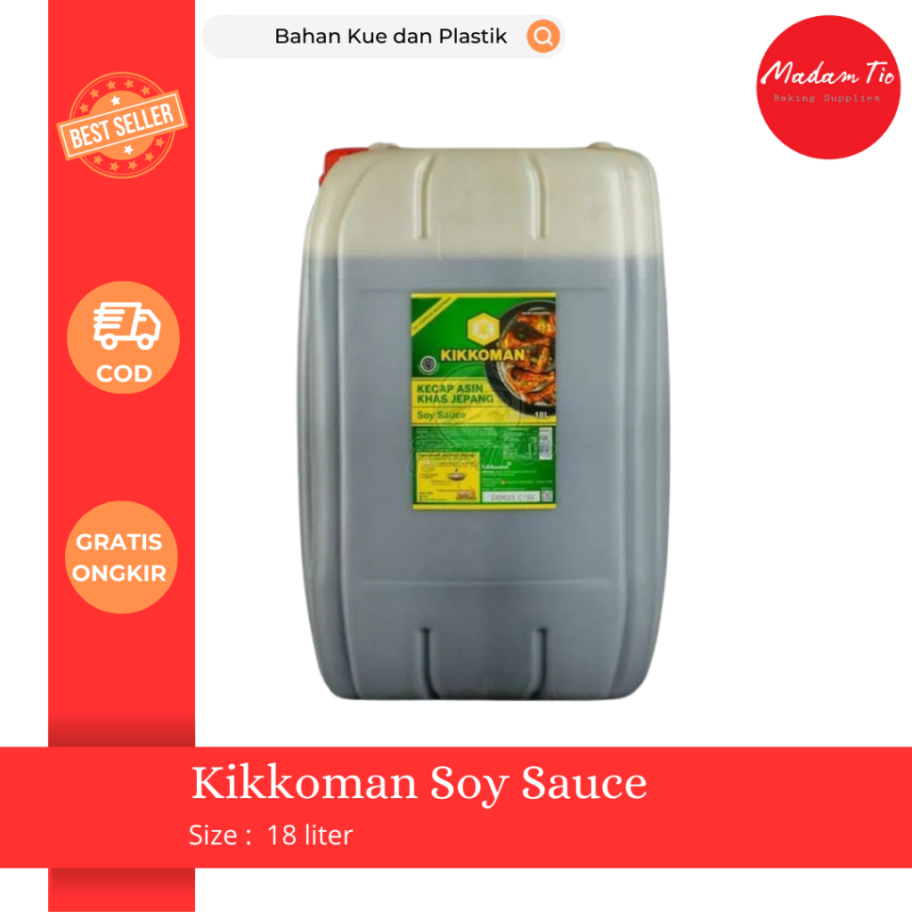 

Kikkoman Soy Sauce 18L 1pcs