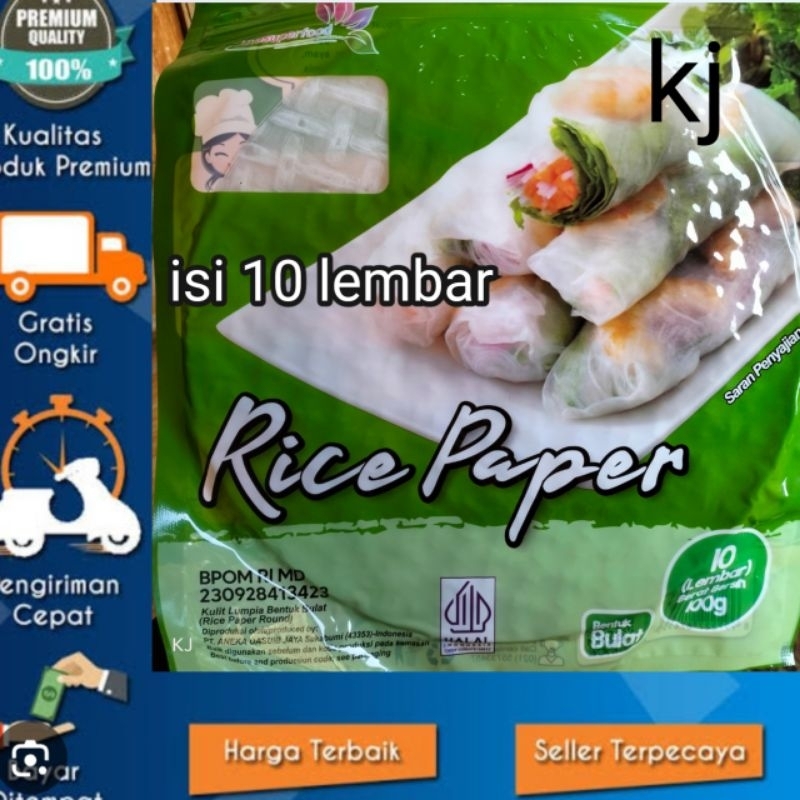 

rice paper bulat diameter 22 cm spring roll rice paper bulat/kulit lumpia Vietnam