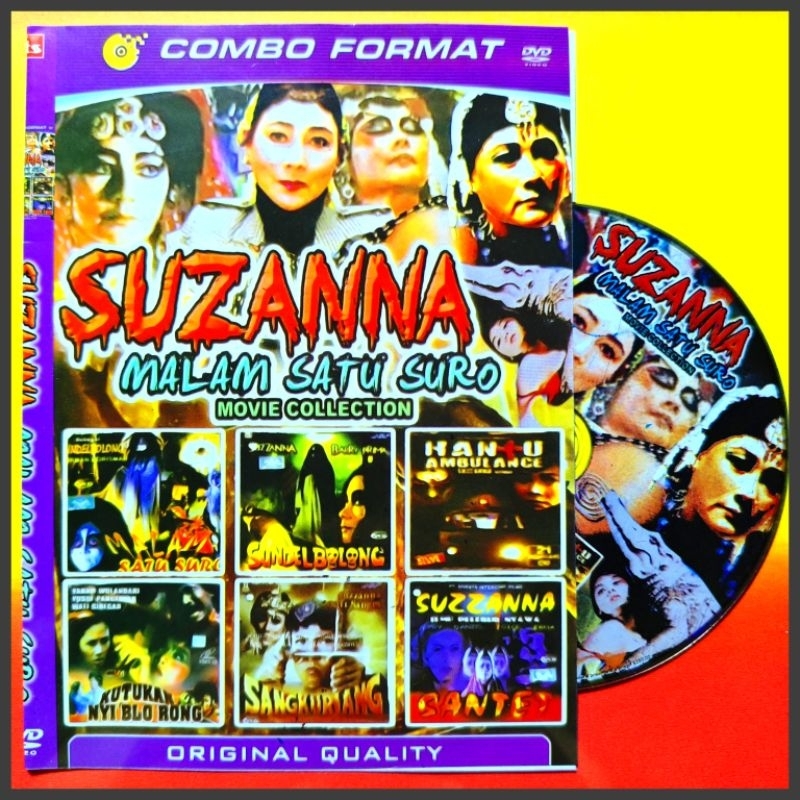 Kaset Film Indonesia Jadul Koleksi Horor Suzanna Pilihan Malam Satu Suro Campuran Susana Terlaris is
