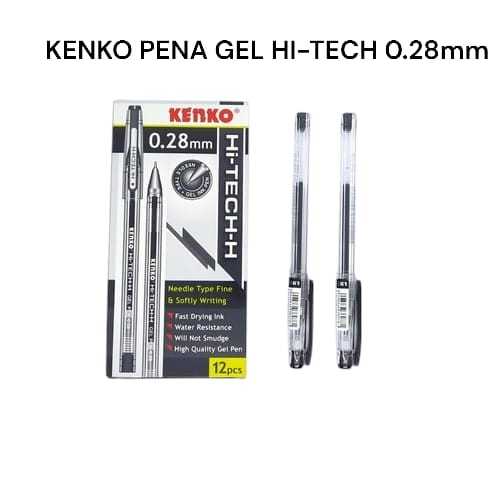 

KENKO PENA HI-TECH 0.28 MM TINTA HITAM