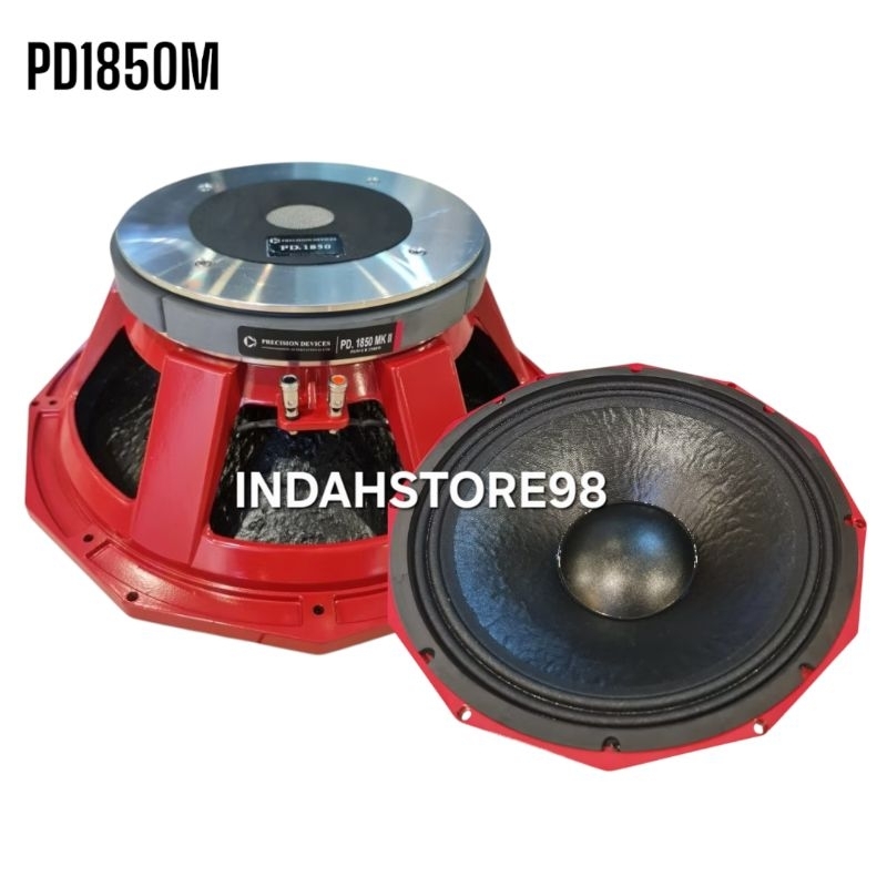 Speaker 18 inch PD 1850 MKII / PD1850M Speaker Komponen PD 1850 Merah