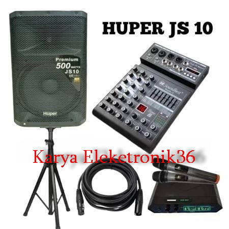Huper Speaker Aktif JS 10 - 15 Inch Original Speaker Aktif Huper JS10 500 watt Watt ROYALE4
