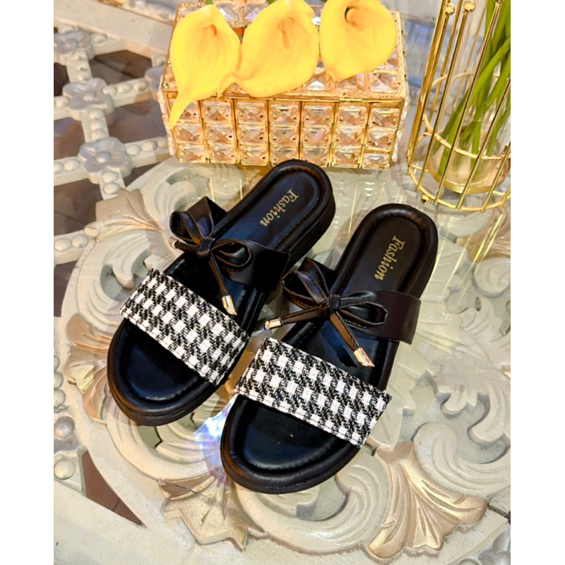 Aendal Santai Model Baru Sandaal Sndal Tanpa Hak Sqndal Samdal Ssndal Trendi Cwek Endal Impor Sandal