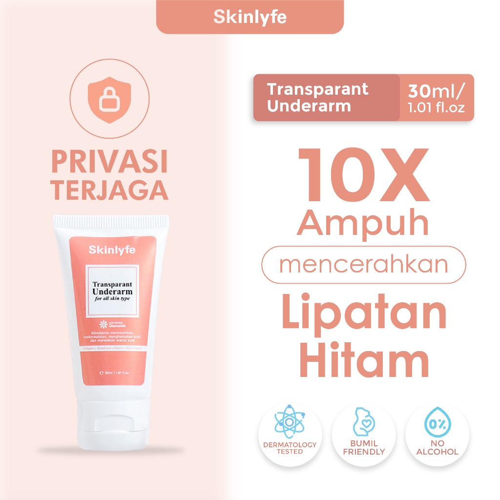 Skinlyfe - Pencerah Lipatan Leher dan Selangkangan Pembersih Selangkangan Hitam