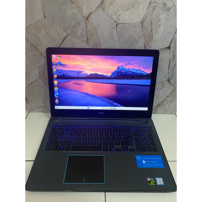 Dell G3 Intel i5-8th gen ram 16/512 gb gtx 1050 4 gb fhd win 11