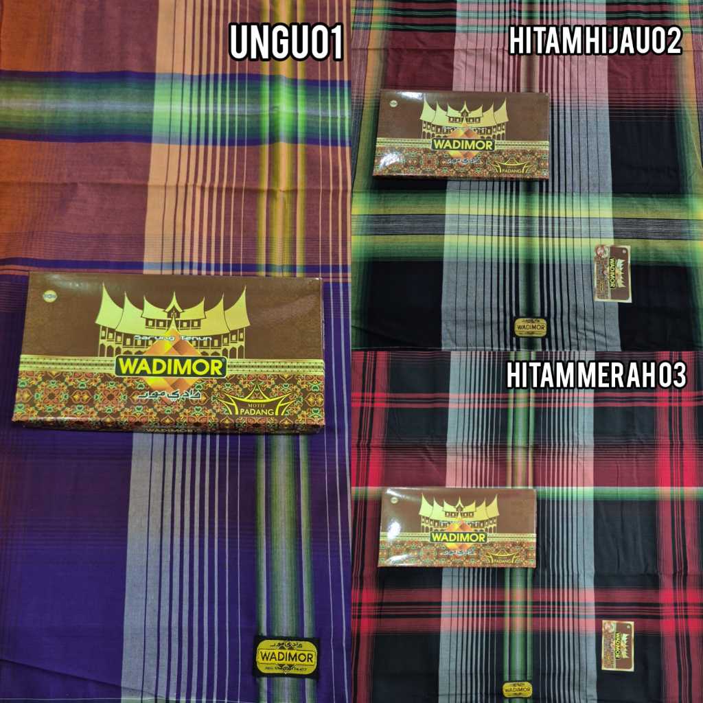 Sarung Wadimor Padang Kotak Kotak