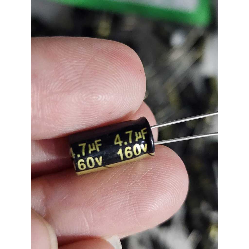 (Harga 10 pcs) ELCO 4,7UF 160V ELKO 4,7UF ELCO 160V ELCO 4.7UF ELKO 4.7UF ELCO 4,7 UF ELKO MAX ELCO 