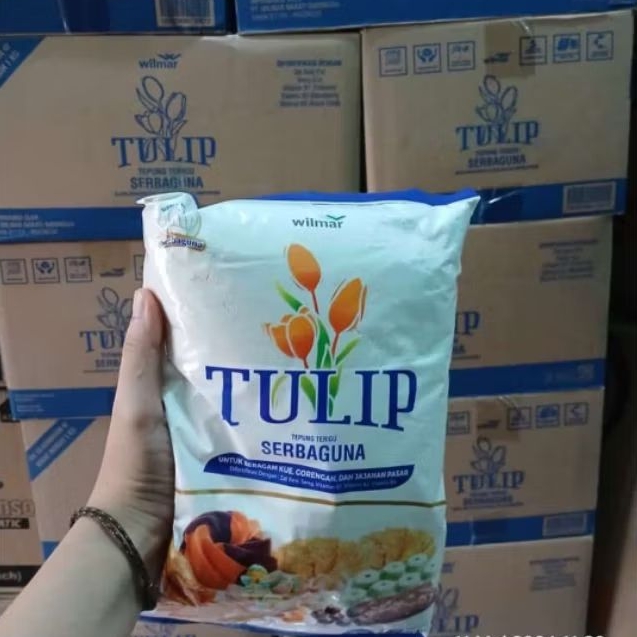 

TEPUNG TULIP SERBAGUNA 1KG X 10PCS (1 KARTON)