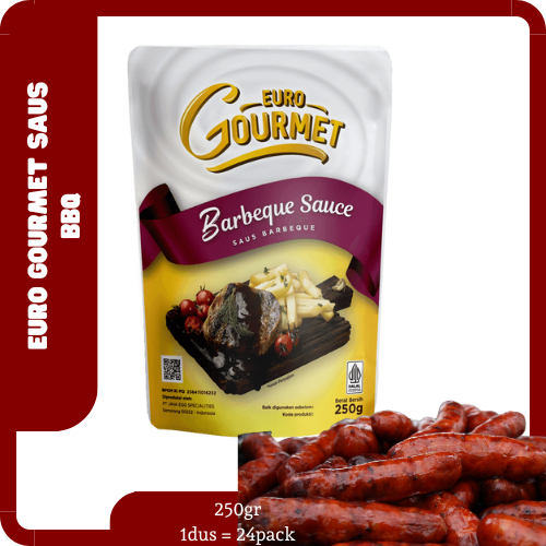 

Euro Gourmet Saus BBQ 250gr | Saus Barbeque | Saus Steak BBQ 250 gr