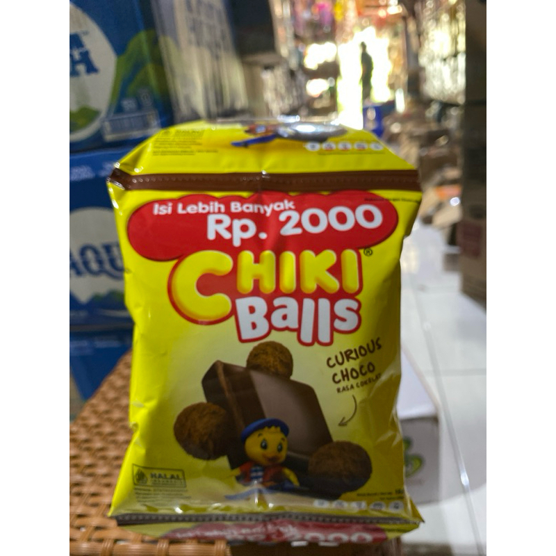 

Isi Lebih Banyokki Rp. 2000 Chiki Balls Curious Chocolate