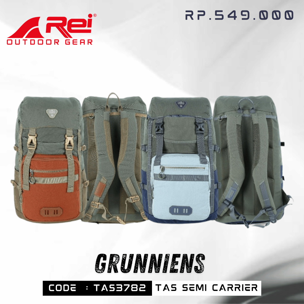 [ AREI.STORE] Tas Ransel Semi Carrier Grunniens 30 Liter Arei Outdoorgear - Tas Semi Carrier - Tas R