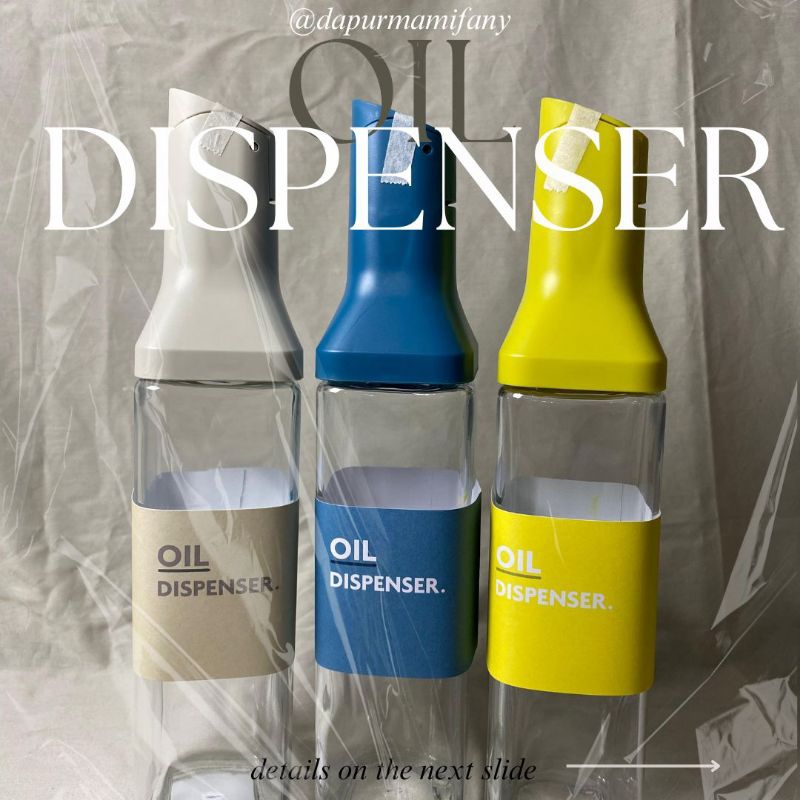 INFORMA OIL DISPENSER ISI 3PCS// BOTOL MINYAK INFORMA