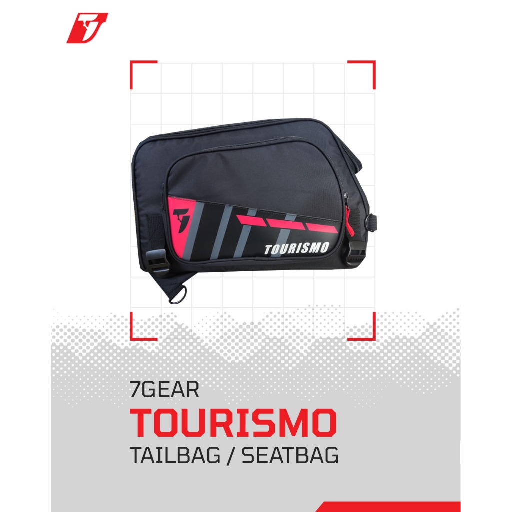 Tailbag Tourismo 7Gear | Seatbag Motor Touring | Tas Jok Motor Tourismo 7Gear