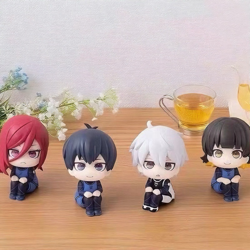 Figure LOOKUP Blue Lock: ISAGI, NAGI, BACHIRA, CHIGIRI Pajangan Meja Anime Lucu Kawaii Manga look up
