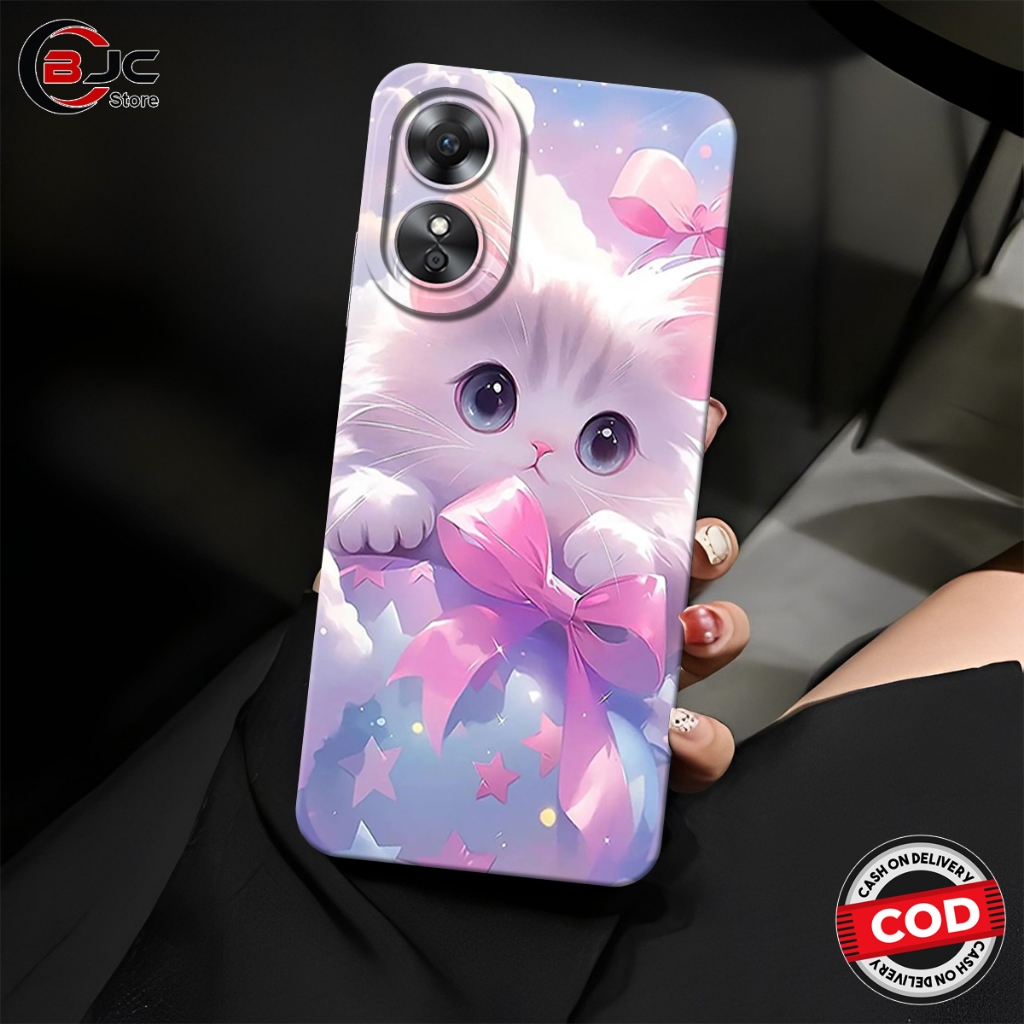 Casing Untuk OPPO A17 Case OPPO A17 Terbaru Softcase OPPO A17 Kesing OPPO A17 Silikon Procamera Maca