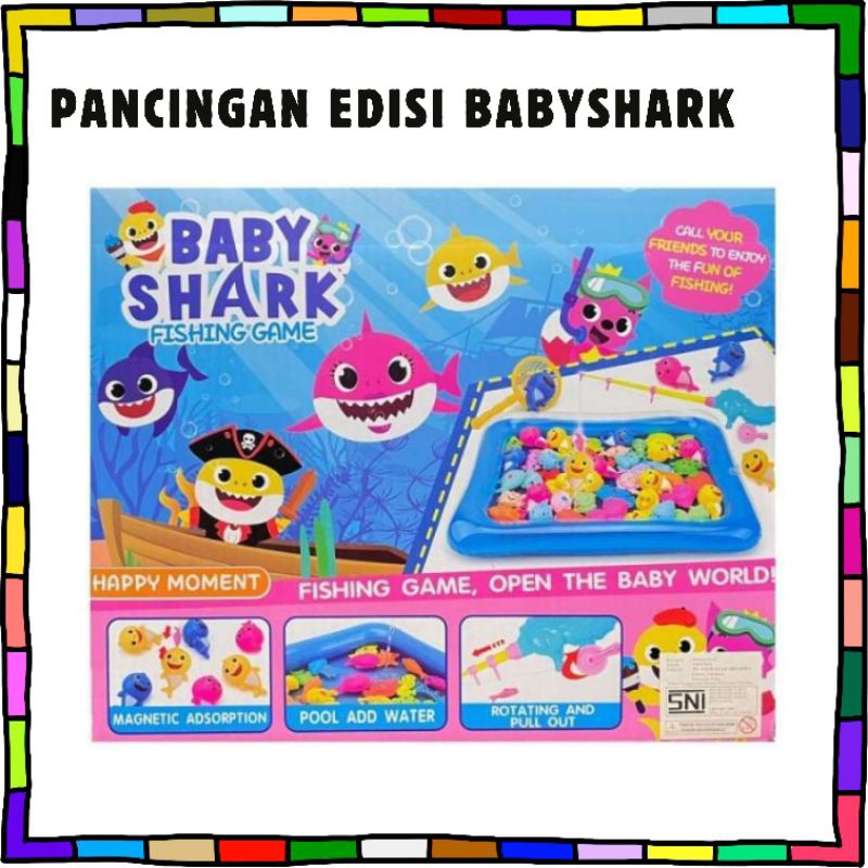 Pancingan Edisi Baby Shark Fishing Game