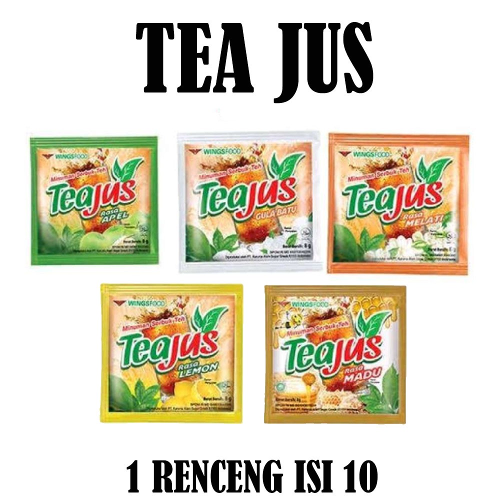 

MINUMAN TEA JUS RENCENG ISI 10