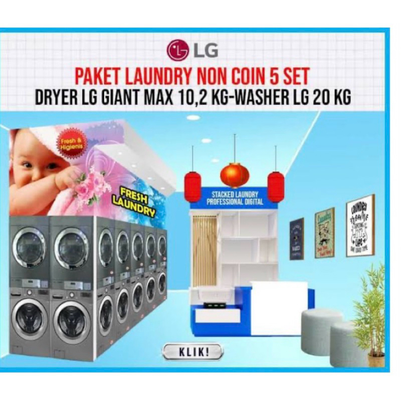 Paket usaha loundry koin