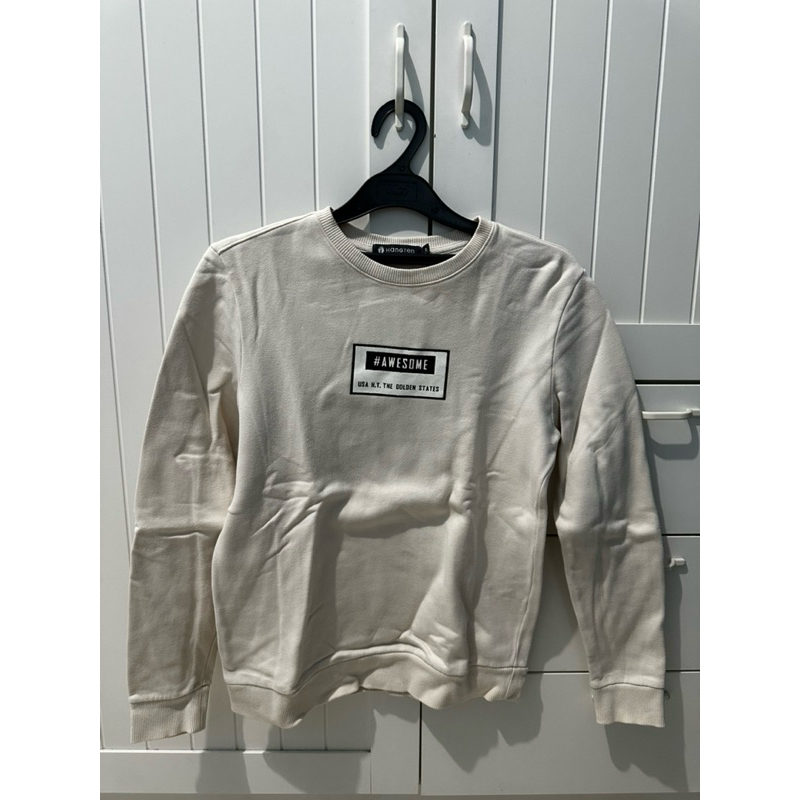 [Preloved] Sweater Hangten Size S Warna Beige/Cream Krem