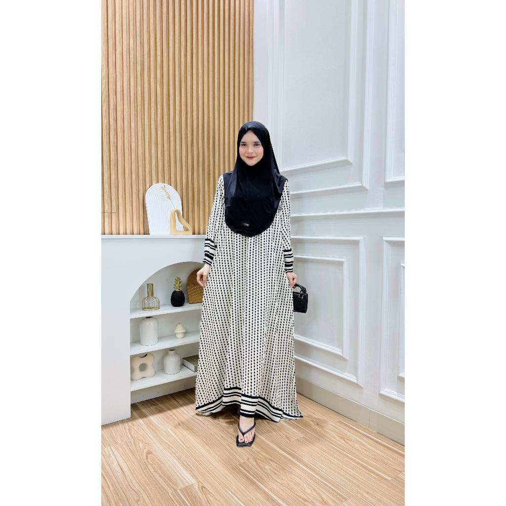 yura dress hijab/mecca dress hijab by kanaya/gamis set hijab