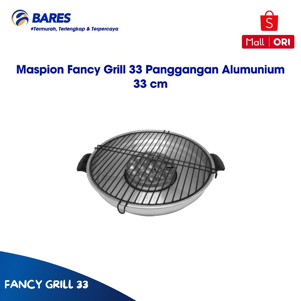 Maspion Fancy Grill 33 Panggangan Alumunium 33 cm