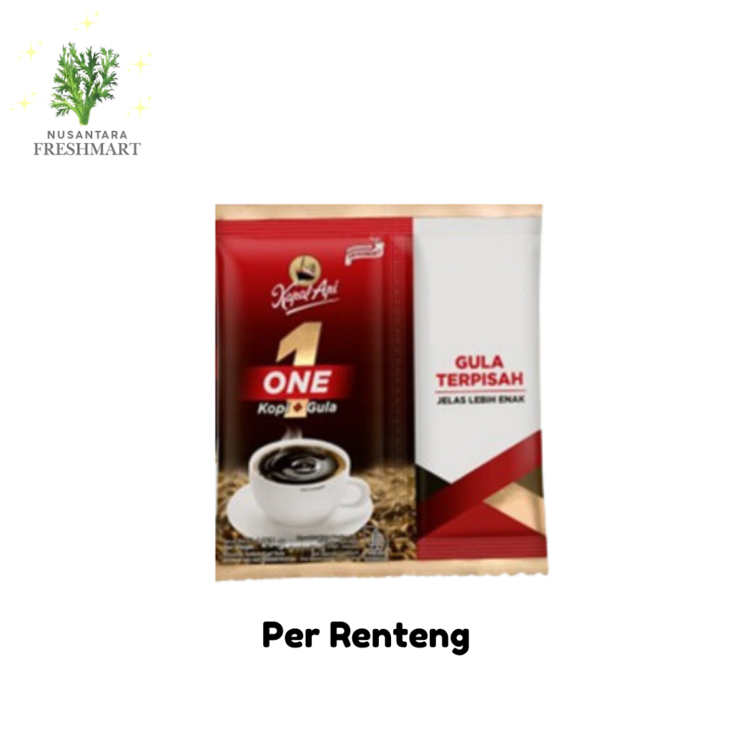 

[Nusantara Freshmart] Kapal Api One Gula Pisah Kopi Instan - Per Renteng