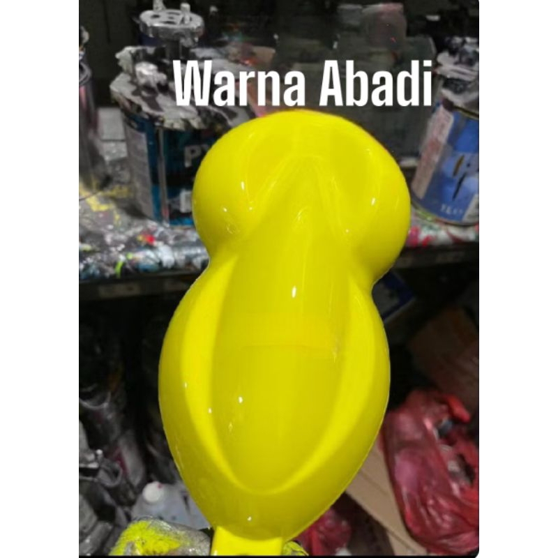 cat kuning lemon pu/cat lemon solid/cat lemon yellow 200ml