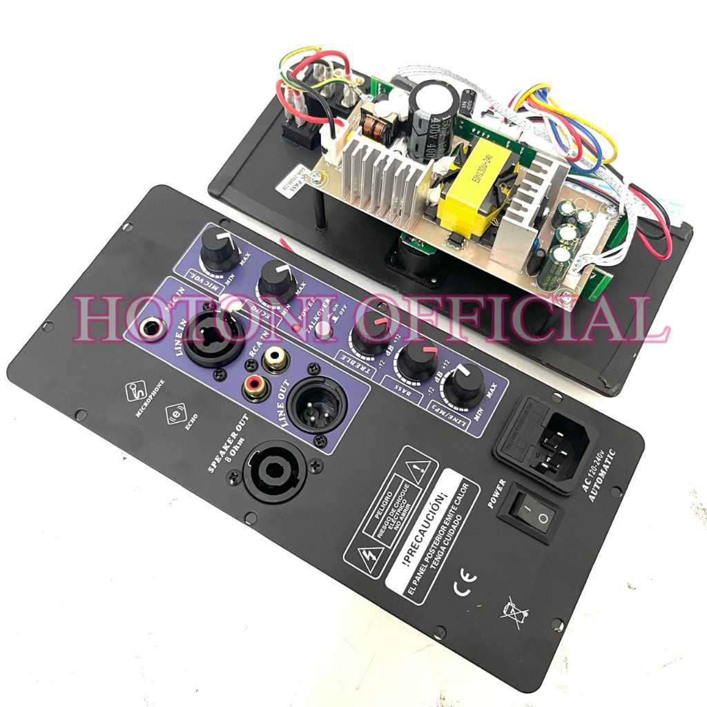 Power Kit Mini Kit Mesin Active Speaker 2 Way Class D 500watt RMS Minikit Bagus Murah Bestseller (