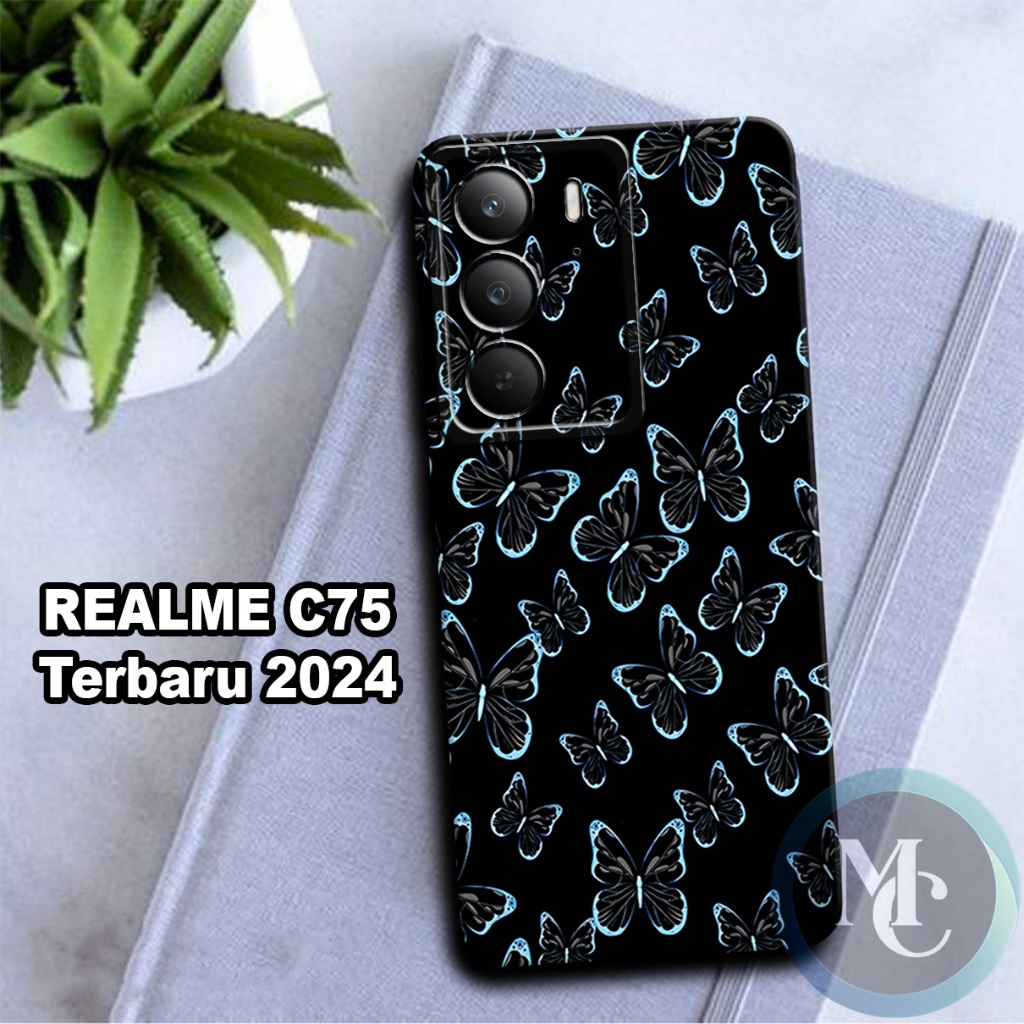 CC18/Softcase karet lentur untuk Realme C75/Motif cewek/case Realme C75/kesing Realme C75/silicon Re