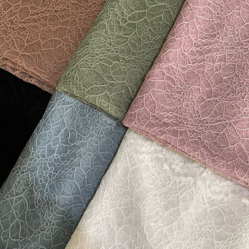 Kain Kebaya Brokat Kain Brokat Meteran Kain Brokat Chantily Kain Santili Motif Salur Harvey