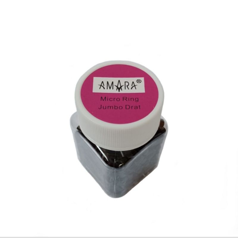 Ring Rambut Amara Drat Jumbo Besar Alat Peralatan Sambung Sambungan Ekstensi Rambut Panjang Pendek W