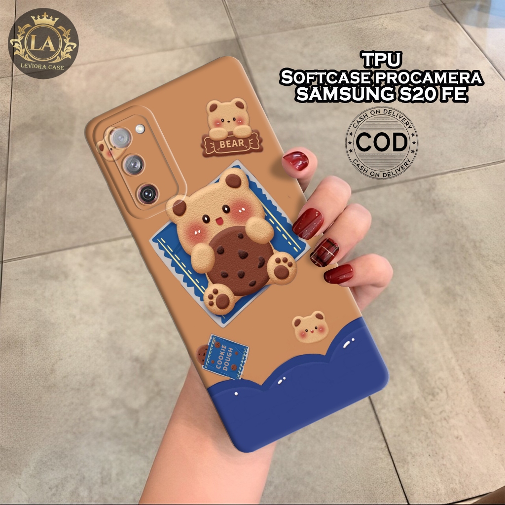 Case Samsung S20 FE Terbaru - Leviora Case - Fashion Case Bear - Softcase Samsung S20 FE - Case Pro 