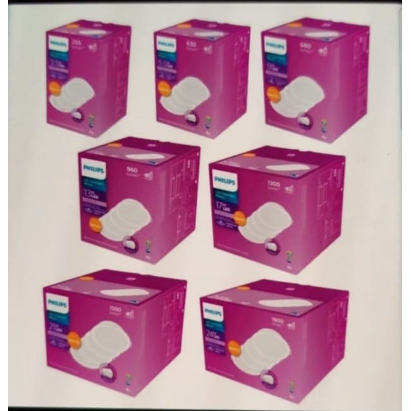 PAKET DOWNLIGHT PHILIP LED MESON 3,5W 5W 9W 13W 17W 21W 24W PACK CAHAYA PUTIH 6500K