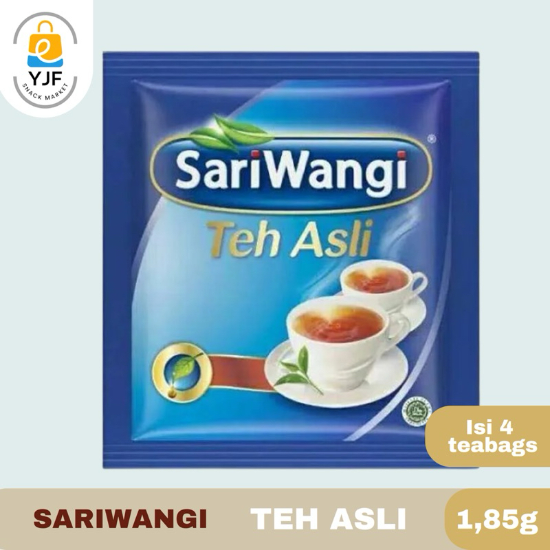 

Sariwangi Teh Celup Sari Wangi Teh Hitam Celup Wangi Sachet isi 4 kantong - 1.85g