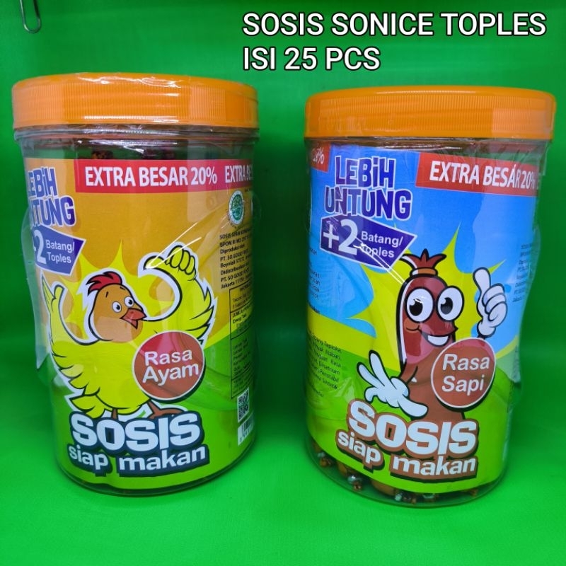 

Sosis So nice Toples Rasa Sapi dan Rasa Ayam Siap Makan