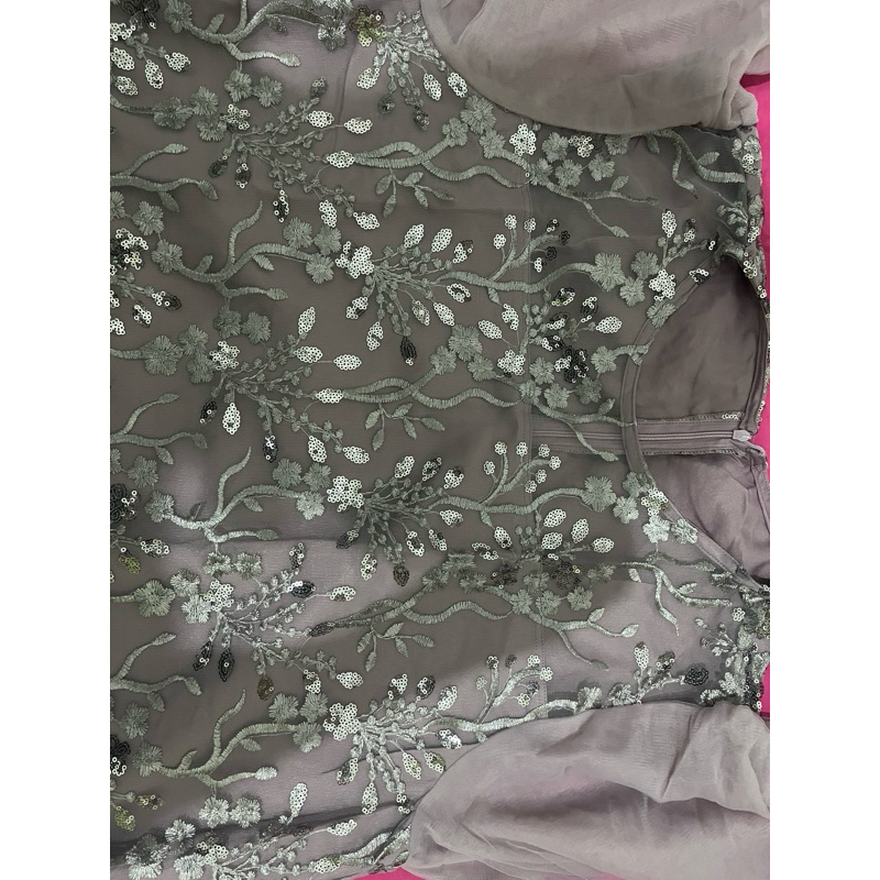 PRELOVED NEW DRESS UNGU BIG SIZE EOUVELYN Bigsize Formal Dress | Sequin Dress Bigsize | Dress Pesta 