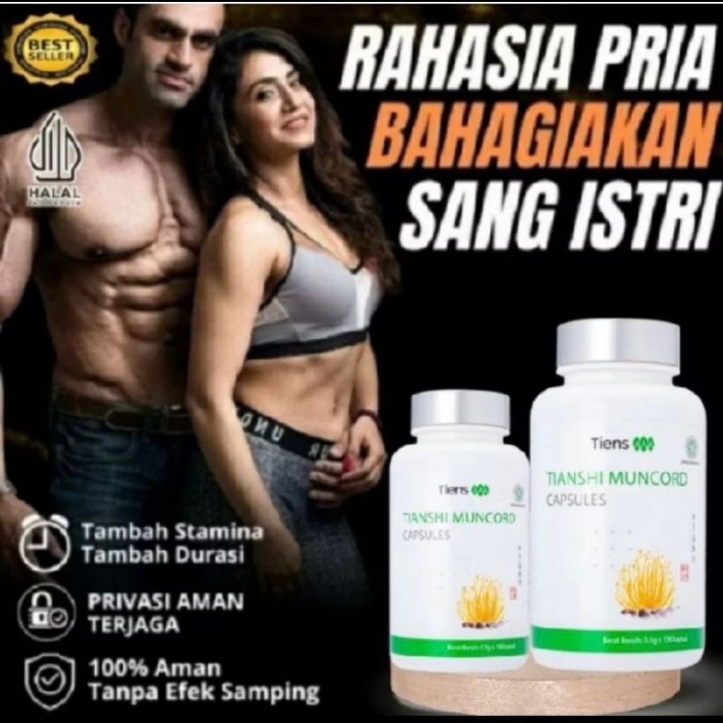 MURAH!!!TIENS MUNCORD CORDYCEPS - SUPLEMEN HERBAL IMUNITAS DAN STAMINA KUAT TAHAN LAMA - OBAT KUAT M
