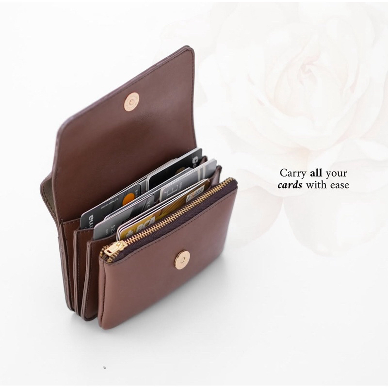 DRENBELLONY - BLOOM Dompet Wanita kulit card holder