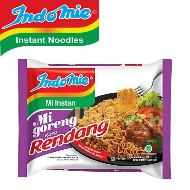 

Indomie mi goreng rendang